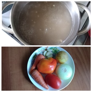 Перлово-гороховый суп "Зимний"
